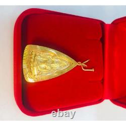 Phra Phuttha Chinnarat Buddha Thai Amulet 18K Solid Gold Frame Pendant Necklace Phra Phuttha Chinnarat Buddha Thai Amulet 18K Solid Gold Frame Pendant Necklace