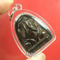 Phra Pidta (6 Hand) loungpor Pae Of Wat Phikulthong Thai buddha amulet. Card#10