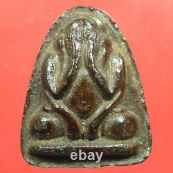 Phra Pidta (6 Hand) loungpor Pae Of Wat Phikulthong Thai buddha amulet. Card#10