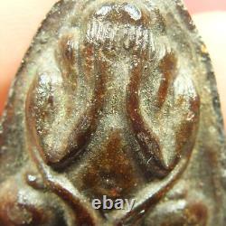 Phra Pidta (6 Hand) loungpor Pae Of Wat Phikulthong Thai buddha amulet. Card#10