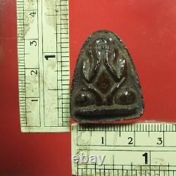Phra Pidta (6 Hand) loungpor Pae Of Wat Phikulthong Thai buddha amulet. Card#10