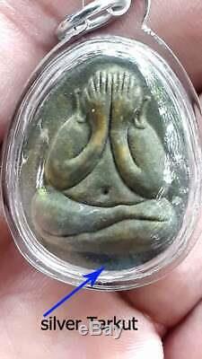 Phra Pidta Amulet Pim Small LP Toh Wat Pradu Chimplee Talisman Real Thai Buddha