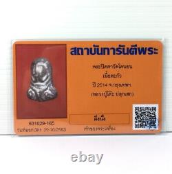 Phra Pidta Buddha Thai Amulet Lp Tohk Waterproof Case Pendant Collectibles Card