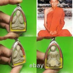 Phra Pidta Buddha by Lp Toh Thai Amulet Talisman Magic Luck Charm Wealth Pendant