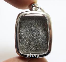 Phra Pidta Graduk Phii Black Amulet 1942 Close Eyes Buddha Thai Antique Pendant