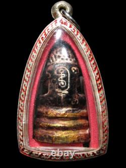 Phra Pidta High Base LP Eiam Wat Nang Thai Buddha Amulet Talisman Pendant