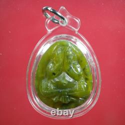 Phra Pidta Jade&Trakut, LP Yod Wat Kaew Charoen. BE. 2534, Thai buddha amulet. #2