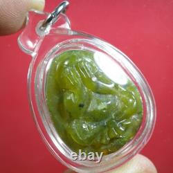 Phra Pidta Jade&Trakut, LP Yod Wat Kaew Charoen. BE. 2534, Thai buddha amulet. #2