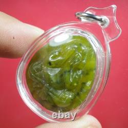 Phra Pidta Jade&Trakut, LP Yod Wat Kaew Charoen. BE. 2534, Thai buddha amulet. #2