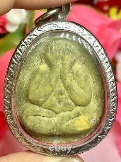 Phra Pidta Jumbo Have Certificate Card Magic Thai Amulet Buddha Charm Pendant