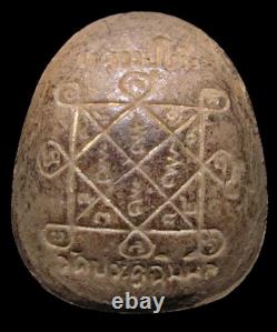 Phra Pidta Kanok-Khang, LP Toh BE2522, Bailan with 2 Takrut, Thai Buddha Amulet