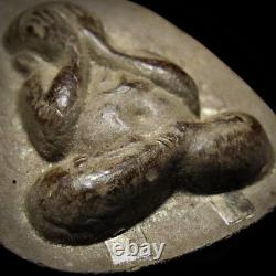 Phra Pidta Kanok-Khang, LP Toh BE2522, Bailan with 2 Takrut, Thai Buddha Amulet