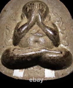 Phra Pidta Kanok-Khang, LP Toh BE2522, Bailan with 2 Takrut, Thai Buddha Amulet