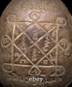 Phra Pidta Kanok-Khang, LP Toh BE2522, Bailan with 2 Takrut, Thai Buddha Amulet