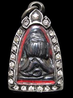 Phra Pidta Kler Diao Kesa Muay LP Tha Wat PhaniangTaek BE2460 Thai Buddha Amulet