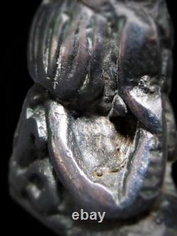 Phra Pidta Kler Diao Kesa Muay LP Tha Wat PhaniangTaek BE2460 Thai Buddha Amulet