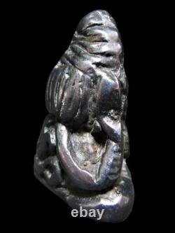 Phra Pidta Kler Diao Kesa Muay LP Tha Wat PhaniangTaek BE2460 Thai Buddha Amulet