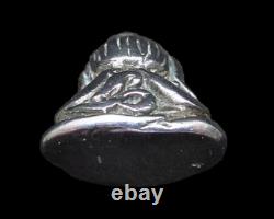 Phra Pidta Kler Diao Kesa Muay LP Tha Wat PhaniangTaek BE2460 Thai Buddha Amulet