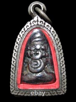 Phra Pidta Kler Diao Kesa Muay LP Tha Wat PhaniangTaek BE2460 Thai Buddha Amulet