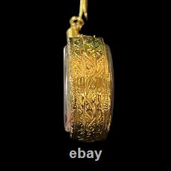 Phra Pidta LP Gold Talisman Thai Buddha Amulet
