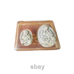 Phra Pidta LP Toh Model consecrated 3 quarters B. E. 2521-2523 Thai Buddha Amulet