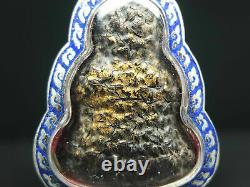 Phra Pidta Lp Eiam, Wat Sapansong Buddha With Certification! Thai Amulet