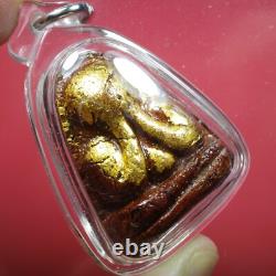 Phra Pidta Lp Pan Wat Kruawan Pim Jumbo, Rang Beab, Thai Buddha Amulet Card #8