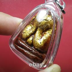 Phra Pidta Lp Pan Wat Kruawan Pim Jumbo, Rang Beab, Thai Buddha Amulet Card #8