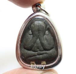 Phra Pidta Lp Toh 2 Takrut Blessed In 1978 Pita Buddha Yant Pendant Success Rich