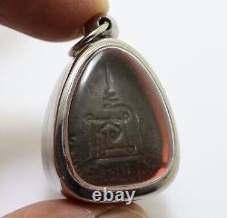 Phra Pidta Lp Toh 2 Takrut Blessed In 1978 Pita Buddha Yant Pendant Success Rich