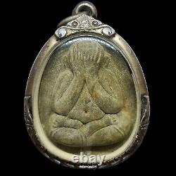 Phra Pidta Lp Toh 2521 Jumbo2 Lucky Money Thai Buddha Amulet Pendant Thailand