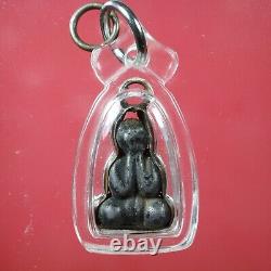 Phra Pidta Luang Phor Derm Wat NongPo BE. 2485, thai buddha amulet. Card. #10