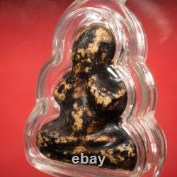 Phra Pidta Luang Pu Iam Wat Saphansung, BE. 2539. Thai Buddha Amulet & CARD #2