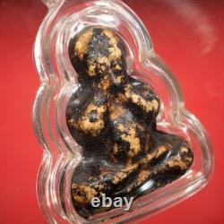 Phra Pidta Luang Pu Iam Wat Saphansung, BE. 2539. Thai Buddha Amulet & CARD #2