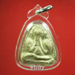 Phra Pidta (Nuer Phong) Wat PASAT Temple. Thai buddha amulet. BE. 2506 & CARD #5
