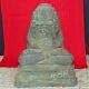 Phra Pidta Statue Rare Buddha Thai amulet Pitta Closed Eyes Buddhism Brass