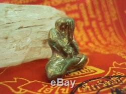 Phra Pidta Talisman LP Kron Wat Bangsae Thai Buddha Meditation Amulet