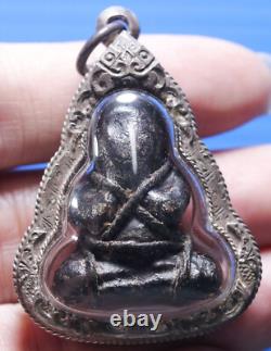 Phra Pidta, Talisman, Thai, LP Eiam, Buddha, Pendant, Rare, Amulet, Temple, blessed, Old