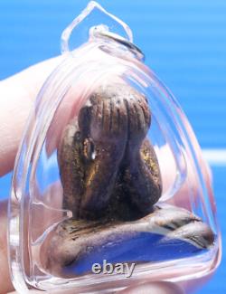 Phra Pidta, Talisman, Thai, LP Kron, Buddha, Pendant, Rare, Amulet, Temple, blessed, Old