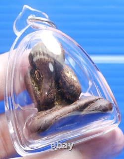 Phra Pidta, Talisman, Thai, LP Kron, Buddha, Pendant, Rare, Amulet, Temple, blessed, Old