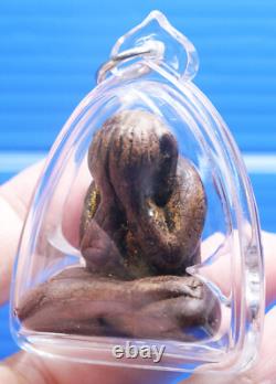 Phra Pidta, Talisman, Thai, LP Kron, Buddha, Pendant, Rare, Amulet, Temple, blessed, Old
