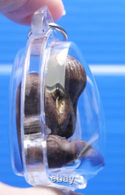 Phra Pidta, Talisman, Thai, LP Kron, Buddha, Pendant, Rare, Amulet, Temple, blessed, Old