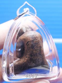 Phra Pidta, Talisman, Thai, LP Kron, Buddha, Pendant, Rare, Amulet, Temple, blessed, Old