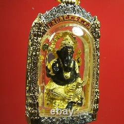 Phra Pikanet Bucha Near Black 2Tone yr 2558 Wat SamanRattanaram Thai Buddha