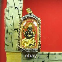 Phra Pikanet Bucha Near Black 2Tone yr 2558 Wat SamanRattanaram Thai Buddha