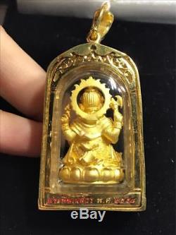 Phra Pikanet ganesha Wat Saman Rattanaram Thai Buddha Amulet Protect Genuine