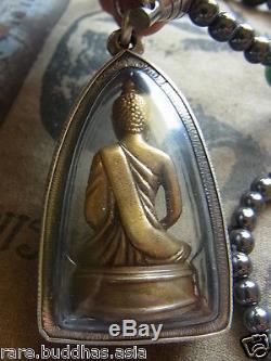 Phra Pilee Pinat Bucha, Wat Bowanniwet Buddha, beautiful! Year 2495 Thai Amulet