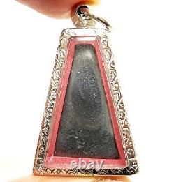 Phra Pong Supan Makasit Leklai Thai Magic Metal Buddha Protection Amulet Pendant