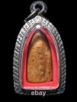 Phra Rod Kru Mahawan Ancient Clay Buddha Amulet Thai Benjapakee Talisman
