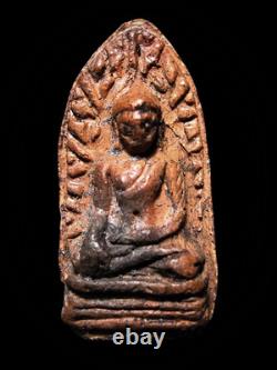 Phra Rod Kru Mahawan Ancient Clay Buddha Amulet Thai Benjapakee Talisman